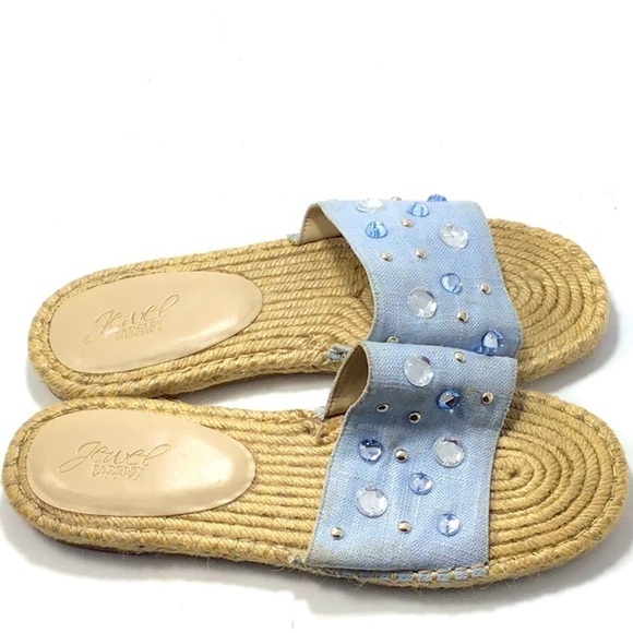 Badgley Mischka Jewel Kyra Espadrille Sandal Size 10. - Picture 6 of 11